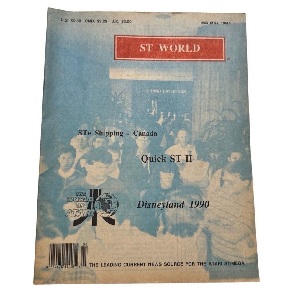 ST World Magazine Atari ST/ Volume V, No. 5, Issue #46 May 1990